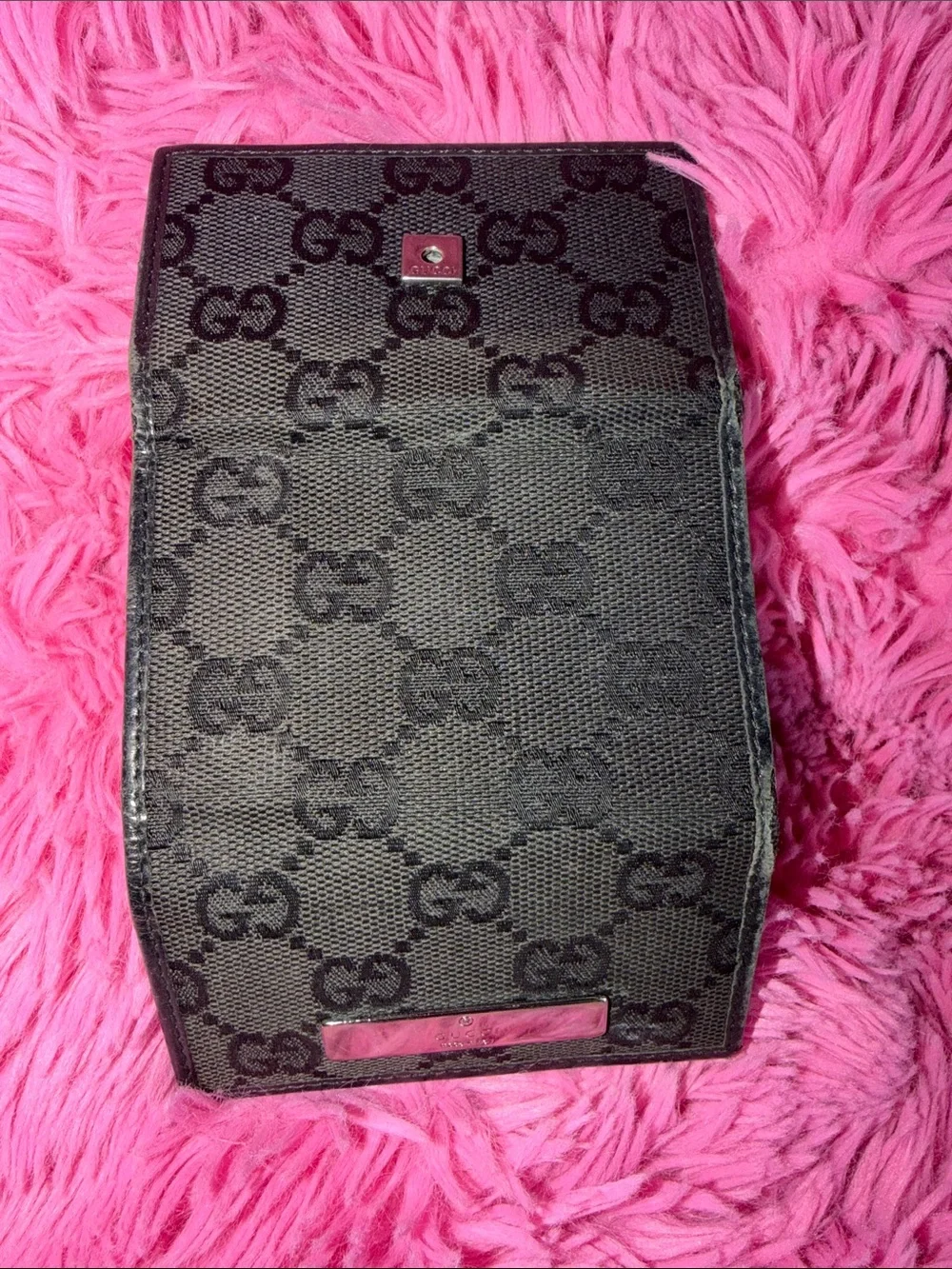 Gucci Black Monogram Canvas Key holder
